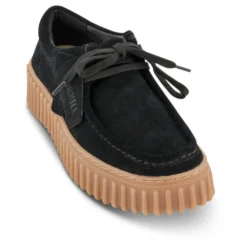 Clarks Snøresko*Premium Ruskind Komfort Sko Sort