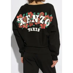 Kenzo Sweatshirts*Printed Sweatshirt Sort
