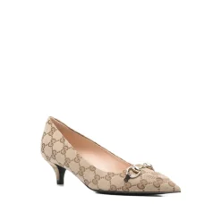 Gucci Pumps|Stiletter*Pumps med Horsebit Beige