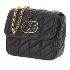 Moschino Skuldertasker*Quilted Double Smile Round Bag Sort