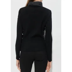 Moncler Striktrøjer & Sweatere*Quilted-front Cardigan Sort