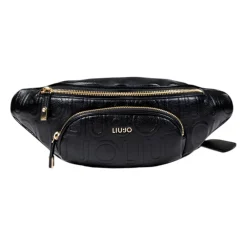 Liu Jo Bæltetasker*Quiltet BUMBAG med Guld-Tone Lynlås Sort