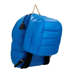 Moschino Rygsække*Quiltet Hætte Rygsæk Blå