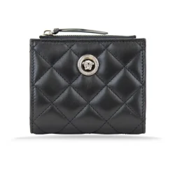 Versace Punge & Kortholder*Quiltet læder damepung Sort