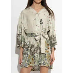 Munthe Kjoler*Ratana Silkekjole Beige