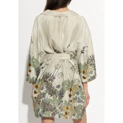 Munthe Kjoler*Ratana Silkekjole Beige