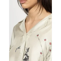 Munthe Kjoler*Ratana Silkekjole Beige