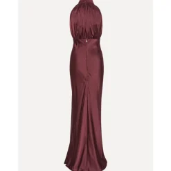 ROTATE Birger Christensen Kjoler*Halterneck Maxi Kjole Rød