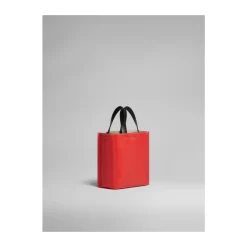 Marni Indkøbstasker*Rødbrun Skuldertaske Multifarvet