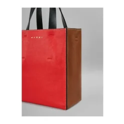 Marni Indkøbstasker*Rødbrun Skuldertaske Multifarvet