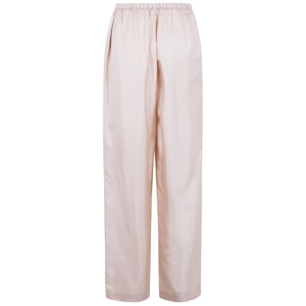 Róhe Bukser*Relaxed Silkebukser Pink