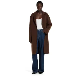 Gucci Frakker*Reversible Silk Wool Coat Brun