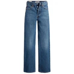 Levi's Jeans*Ribcage Full Length Jeans Blå