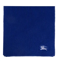 Burberry Tørklæder*Ribstrikket Cashmere Halstørklæde Blå