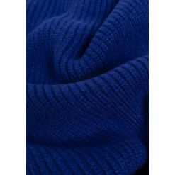 Burberry Tørklæder*Ribstrikket Cashmere Halstørklæde Blå