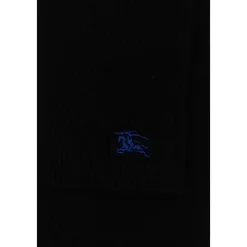 Burberry Tørklæder*Ribstrikket Cashmere Halstørklæde Sort