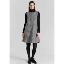 Bitte Kai Rand Kjoler*Ærmeløs Pepita Kjole Sort/Ivory Multifarvet