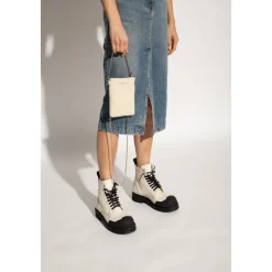 Zadig & Voltaire Bæltetasker*Rock Phone Holder på Kæde Beige