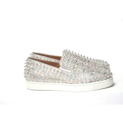 Christian Louboutin Loafers*Roller Boat Flat Sneaker Hvid