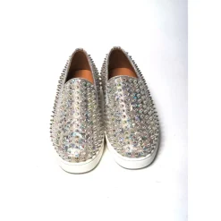 Christian Louboutin Loafers*Roller Boat Flat Sneaker Hvid