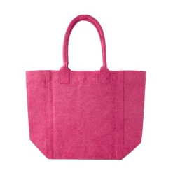 Isabel Marant Indkøbstasker*Rosa Bomuld Shopper Taske med Magnetisk Lukning Pink