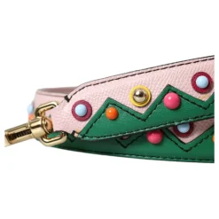 Dolce & Gabbana Tilbehør Til Tasker*Rosa Læder Skuldertaske Tilbehør Multifarvet