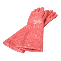 Dolce & Gabbana Handsker*Rosa Lurex Arm Længde Handsker Pink