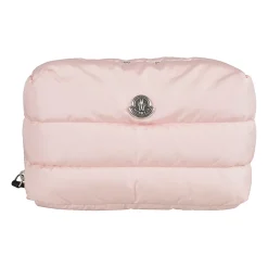 Moncler Punge & Kortholder*Rosa Quiltet Toilettaske Pink