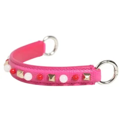 Dolce & Gabbana Tilbehør Til Tasker*Rosa Smykket Læder Taske Håndtag Pink