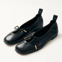 ALOHAS Ballerina Sko*Rosalind Læder Ballet Flats Sort