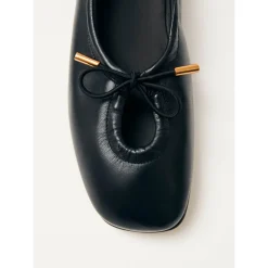 ALOHAS Ballerina Sko*Rosalind Læder Ballet Flats Sort