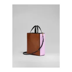 Marni Håndtasker*Rosa-Marrone Skuldertaske Multifarvet