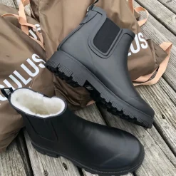 Angulus Chelsea Boots*Rubber Boot with Wool Lining 1053 Sort