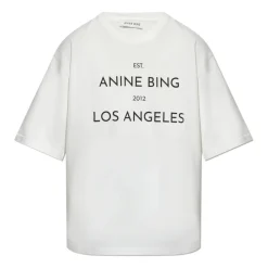 Anine Bing T-Shirts*Rudy T-shirt Hvid