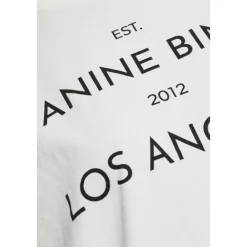Anine Bing T-Shirts*Rudy T-shirt Hvid