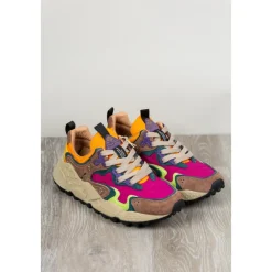 Flower Mountain Sneakers*Rulis Suede/Nylon Squared Multifarvet