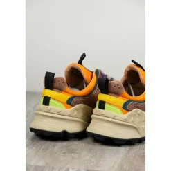 Flower Mountain Sneakers*Rulis Suede/Nylon Squared Multifarvet