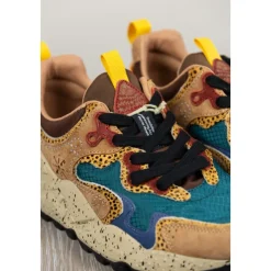 Flower Mountain Sneakers*Rulis Uni Suede/Nylon Squared Multifarvet