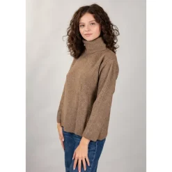 Gran Sasso Striktrøjer & Sweatere*Rullekrave Sweater Brun
