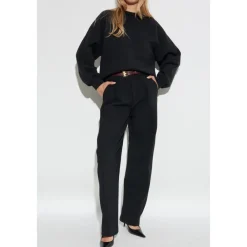 Victoria Beckham Sweatshirts*Rund hals sweatshirt Sort