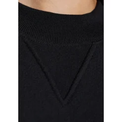 Victoria Beckham Sweatshirts*Rund hals sweatshirt Sort