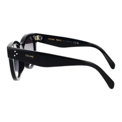 CELINE Solbriller*Runde Solbriller Ramme Grå Linser Sort