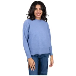 Ferrante Striktrøjer & Sweatere*Rundhalset strik Blå