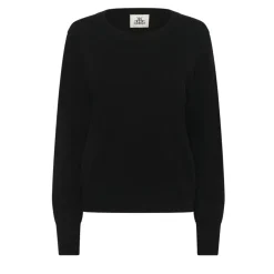 Karen by Simonsen Striktrøjer & Sweatere*Rundhalset strik Sort