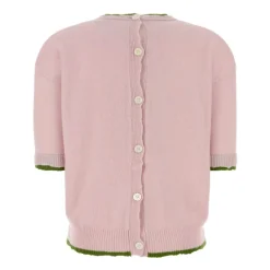 Marni Striktrøjer & Sweatere*Rundhalset sweater i uld og cashmere Pink