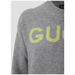 Gucci Striktrøjer & Sweatere*Rundhalset uldsweater Grå