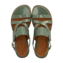 Angulus Sandaler*Sandal med ankelrem Grøn