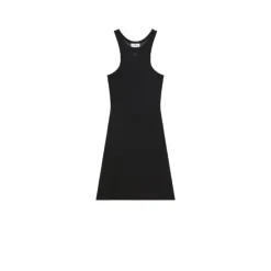 Courrèges Kjoler*Scuba Mesh Mini Dress Sort