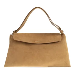 Studio Nicholson Håndtasker*Shiboru Suede Skuldertaske Beige
