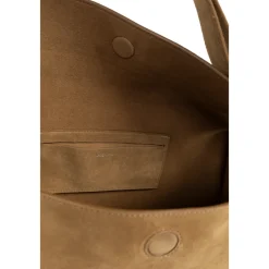 Studio Nicholson Håndtasker*Shiboru Suede Skuldertaske Beige